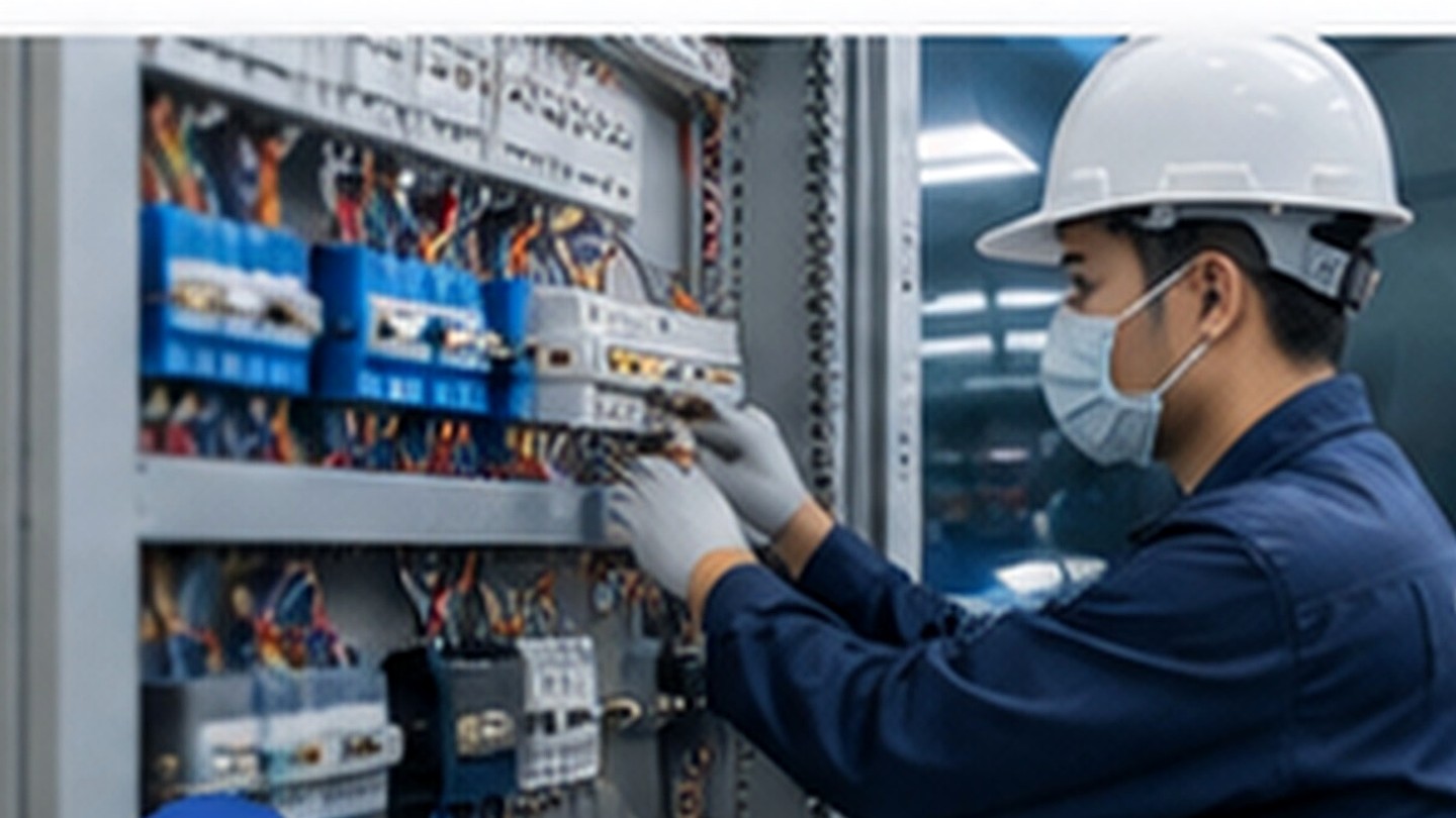 Visual minh họa kiểm tra và bảo trì hệ thống kỹ thuật