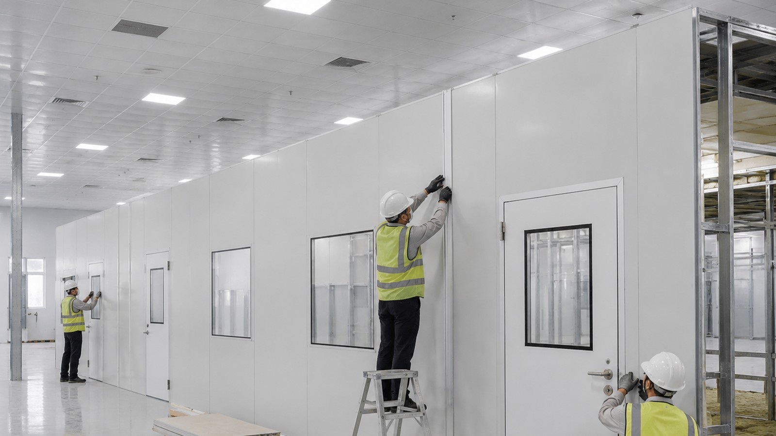 Panel phòng sạch tại công trình